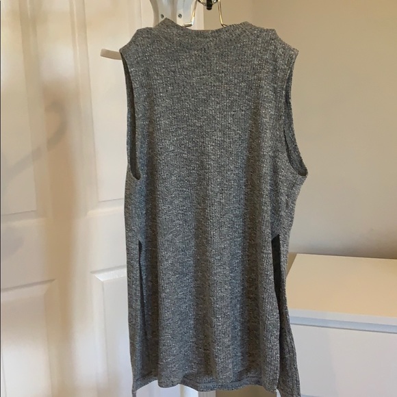 Top open sides grey Monki S - Picture 1 of 3